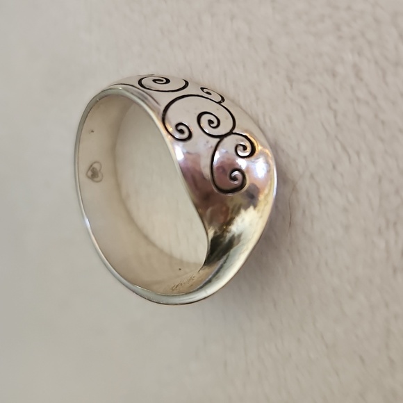 BRIGHTON Elegant Twisted Swirl Scroll Ring Size 9.25 - Picture 2 of 9